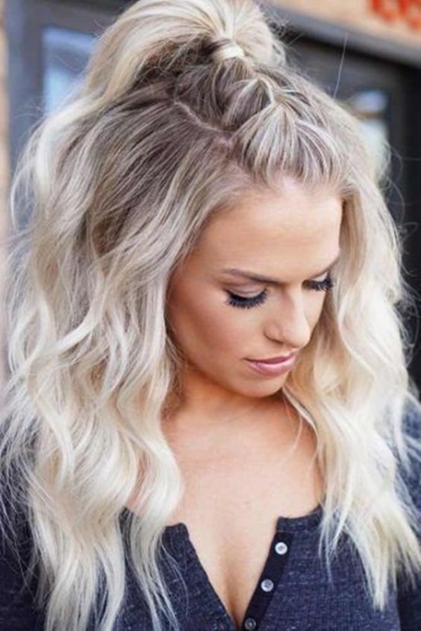 Gorgeous Half-Up/Half-Down Hairstyles for Long and Medium Hair | NYGal