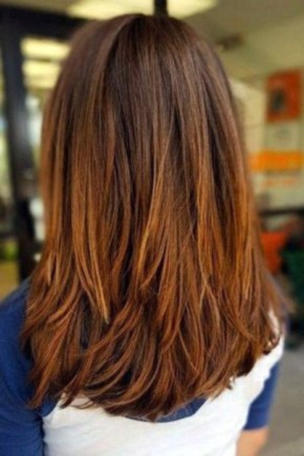 medium length hair in layers that will inspire your new haircut