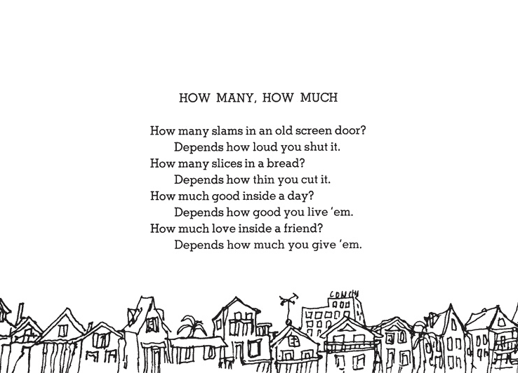 This poem from Shel Silverstein reminds us that friendships are only as good as the effort we put into them.