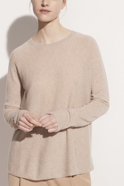 Vince Cashmere Drop Shoulder Crew