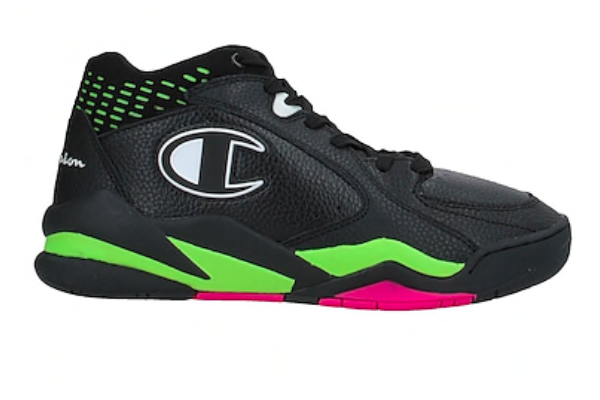 Champion shoes Green, Pink and Black High-tops