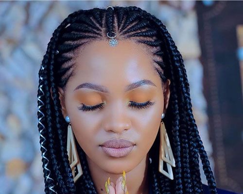 Try out this cornrow braids at home.