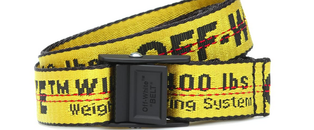 Mini industrial off white belt 