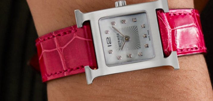 hermes red accessories watch