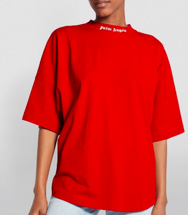 palm angels logo shirt