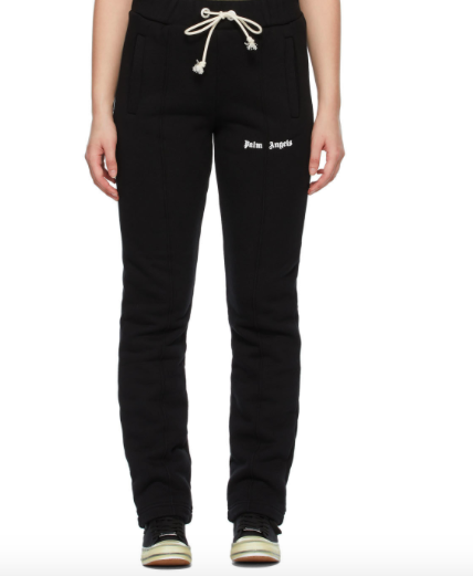 palm angels black lounge pants