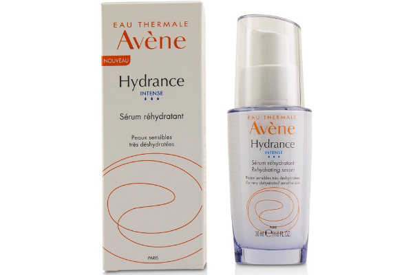 Use Avene Hydrance Intense Hydrating Serum for an even skin tone.