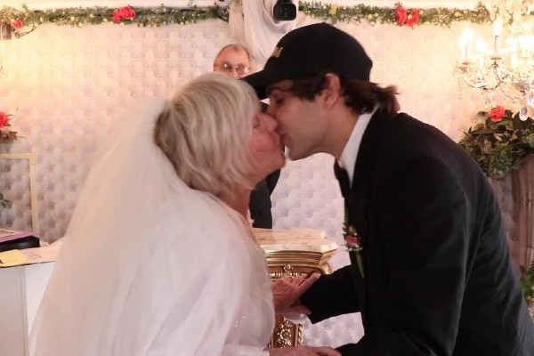 David Dobrik and Lorraine Nash wedding in Las Vegas.