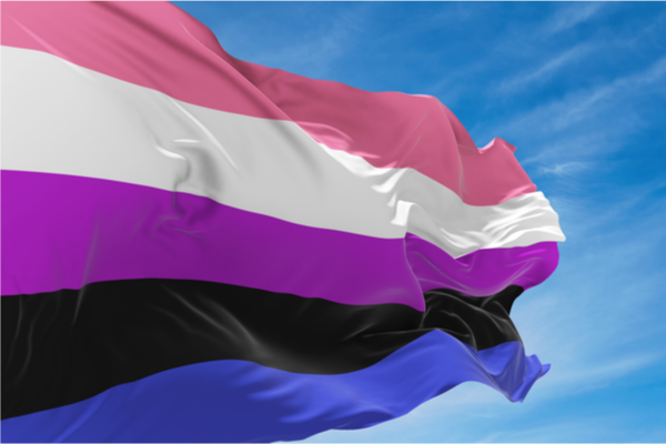 genderfluid flag from shutterstock 