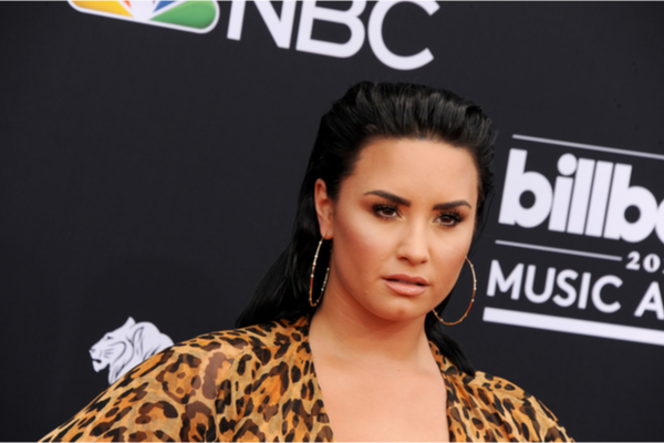 demi lovato identifies as Genderfluid- shutterstock 