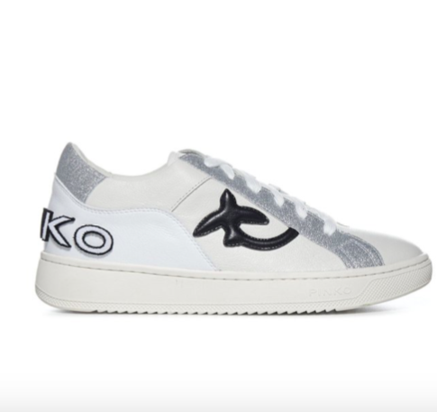 Pinko Embroidered Logo Low-Top Sneakers