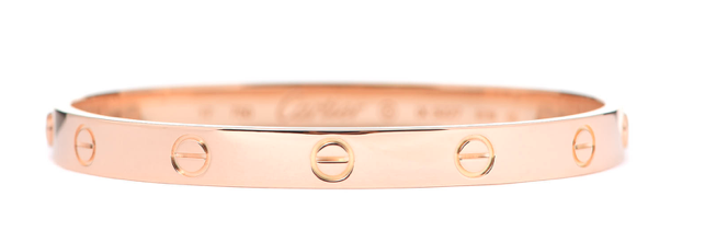 pink gold cartier bracelet