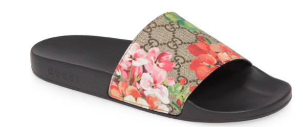 gucci slides women floral sandal 