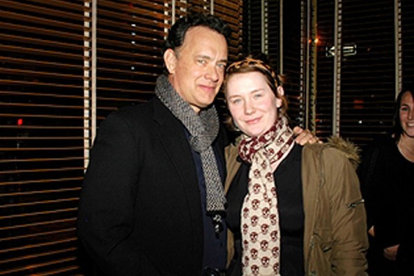 Elizabeth Hanks with Tom Hanks