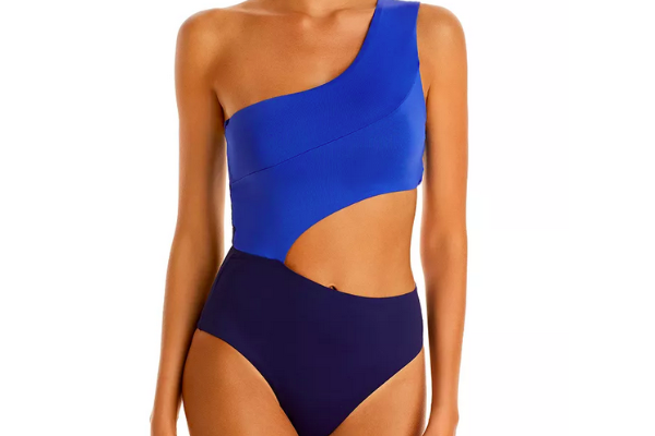 Vilebrequin Asymmetric Colorblock One Piece Swimsuit 