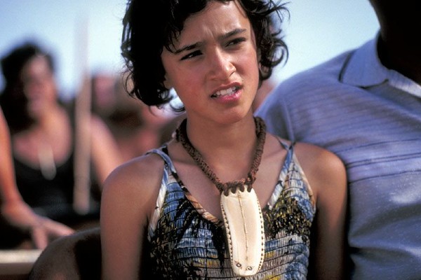 A still from Whale Rider.