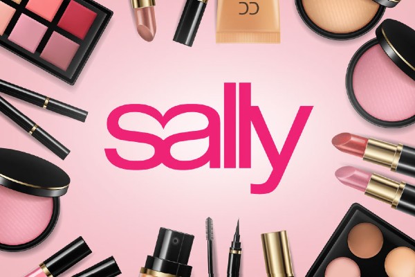 Online presence of Sally's BEauty.