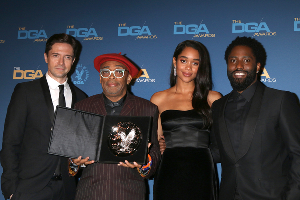 Topher Grace, Spike Lee, Laura Harrier, John David Washington at the 2019 Directors Guild of America Awards at the Dolby Ballroom