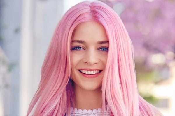 Dying your hair pastel pink.