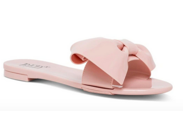 bow pink valentino sandals 