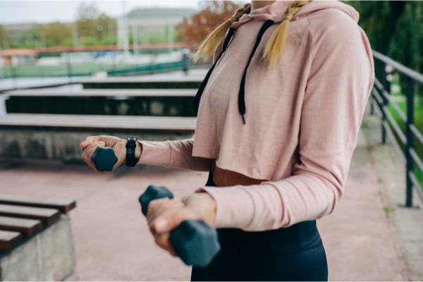 biker shorts and crop sweater 