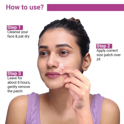 How to use pimple patch 