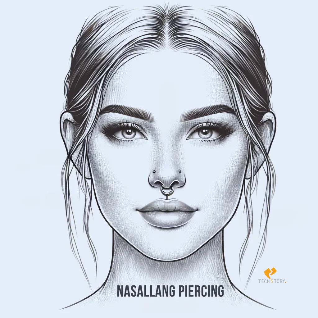 Infographic for Nasallang Piercing